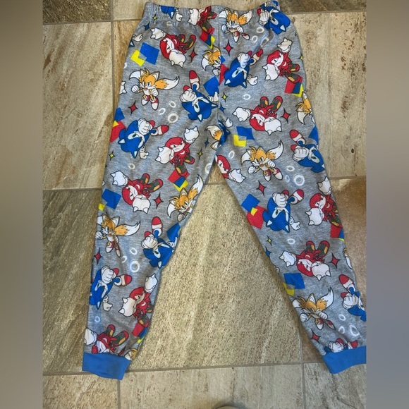 Sonic the Hedgehog Boys Pajama Pants Size 8 - Picture 2 of 3